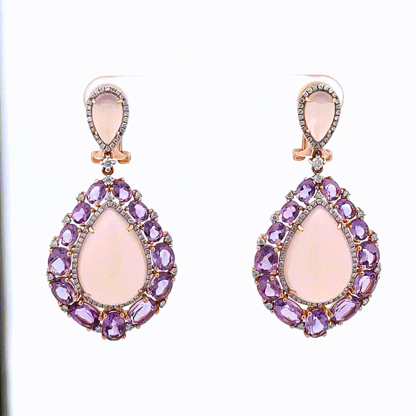 Senza Prezzo di Riserva - Orecchini - 18 carati Oro bianco - 2.06ct. tw