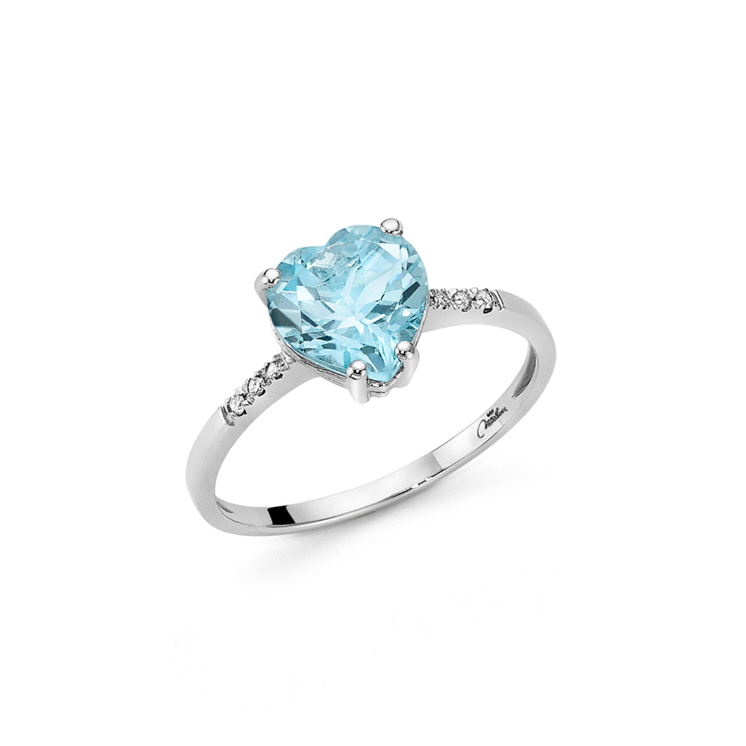 Anello Topazio Azzurro Miluna LID3286