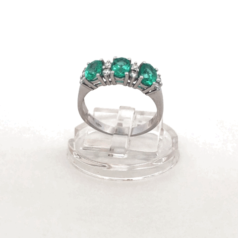 Anello Trilogy Smeraldi D'Arrigo DAR0960