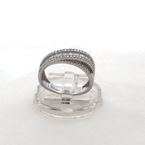 Anello Fascia Incrociata Diamanti D'Arrigo DAR1035