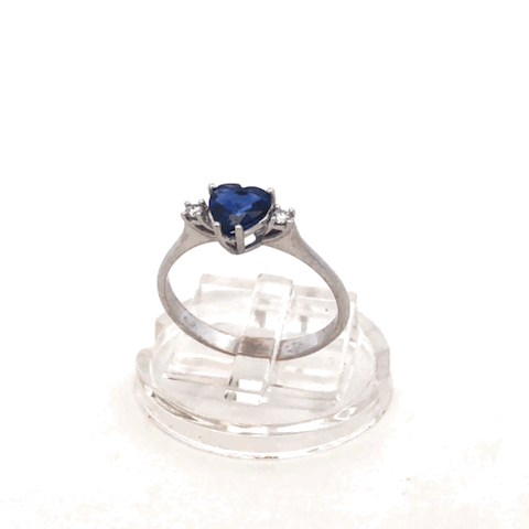 Anello Cuore Zaffiro D'Arrigo DAR1003