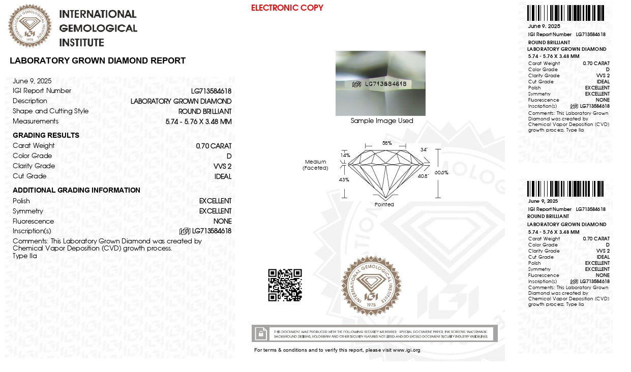 Orecchini Lab Grown D'Arrigo DAR0696