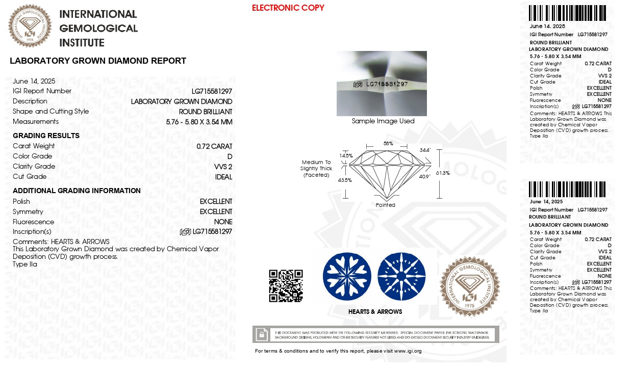 Orecchini Lab Grown D'Arrigo DAR0696