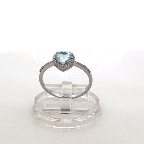 Anello Cuore Acquamarina D'Arrigo DAR0961