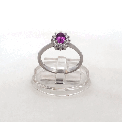 Anello Zaffiro Rosa D'Arrigo DAR1026