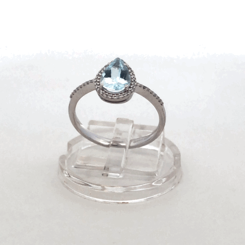 Anello Goccia Acquamarina D'Arrigo DAR0962