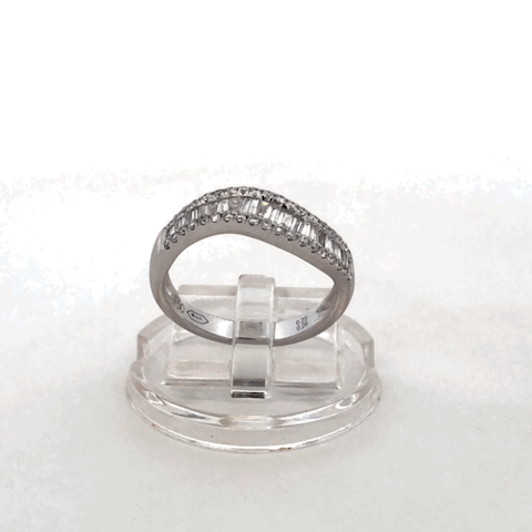 Anello Veretta Baguette Diamanti D'Arrigo DAR1038