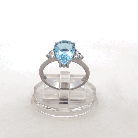 Anello Goccia Acquamarina D'Arrigo DAR1010