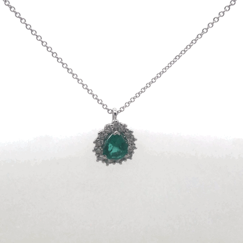 Collana Smeraldo Recarlo P79CC031/SM050-45