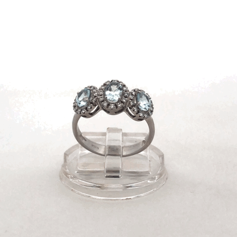 Anello Trilogy Acquamarina D'Arrigo DAR1028