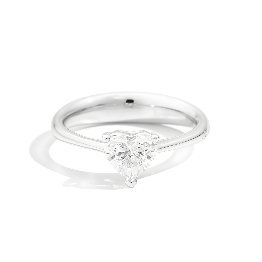 Anello Solitario Cuore Recarlo R67SO012/041-12