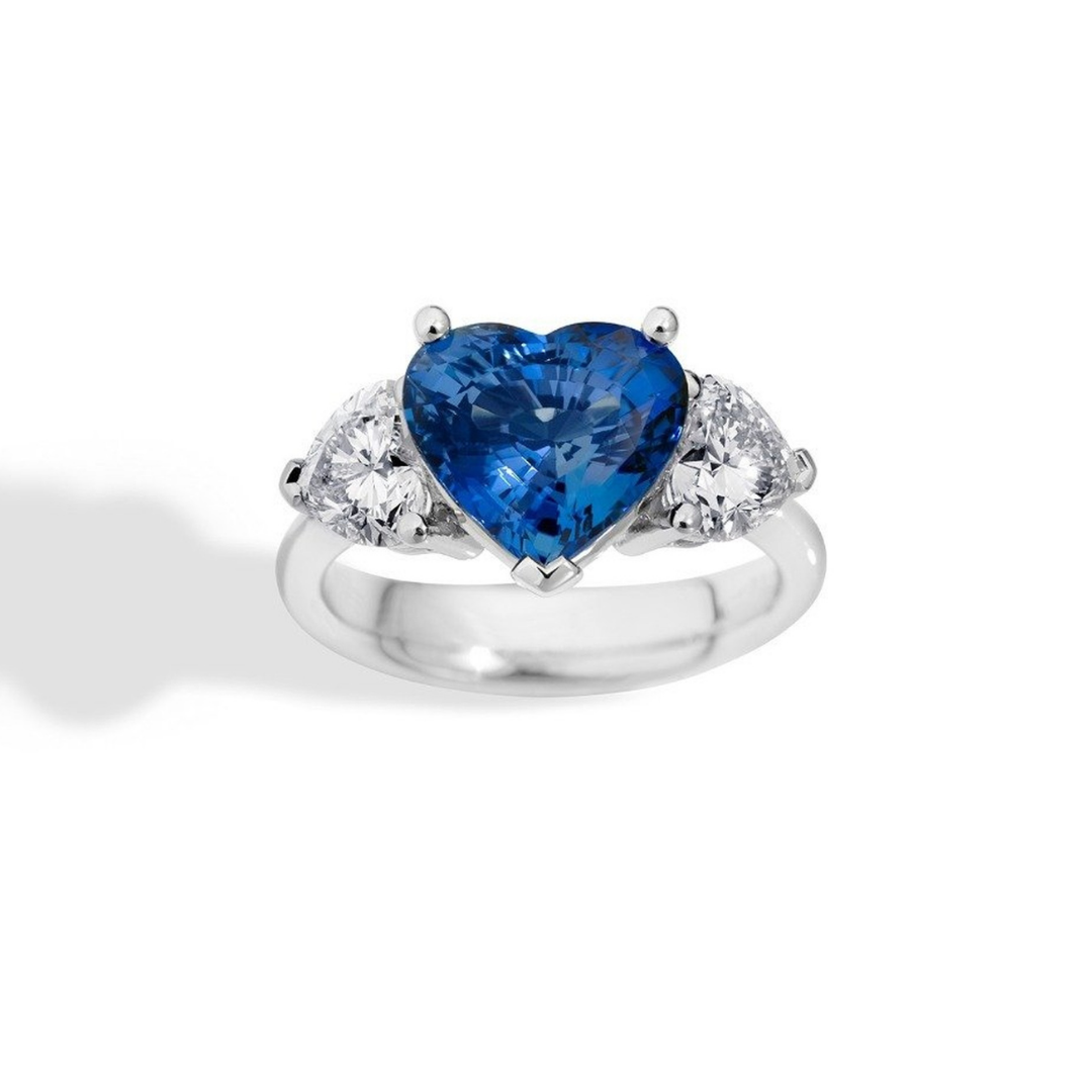 Anello Cuore Zaffiro Blue Carpet Recarlo R78CC003-Z160AH-14