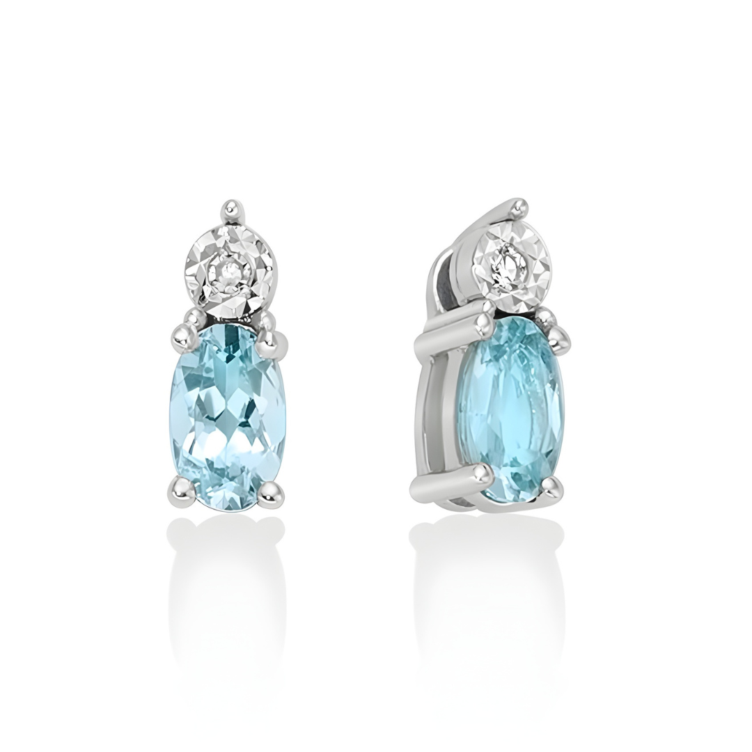 Orecchini Acquamarina Miluna ERD3002