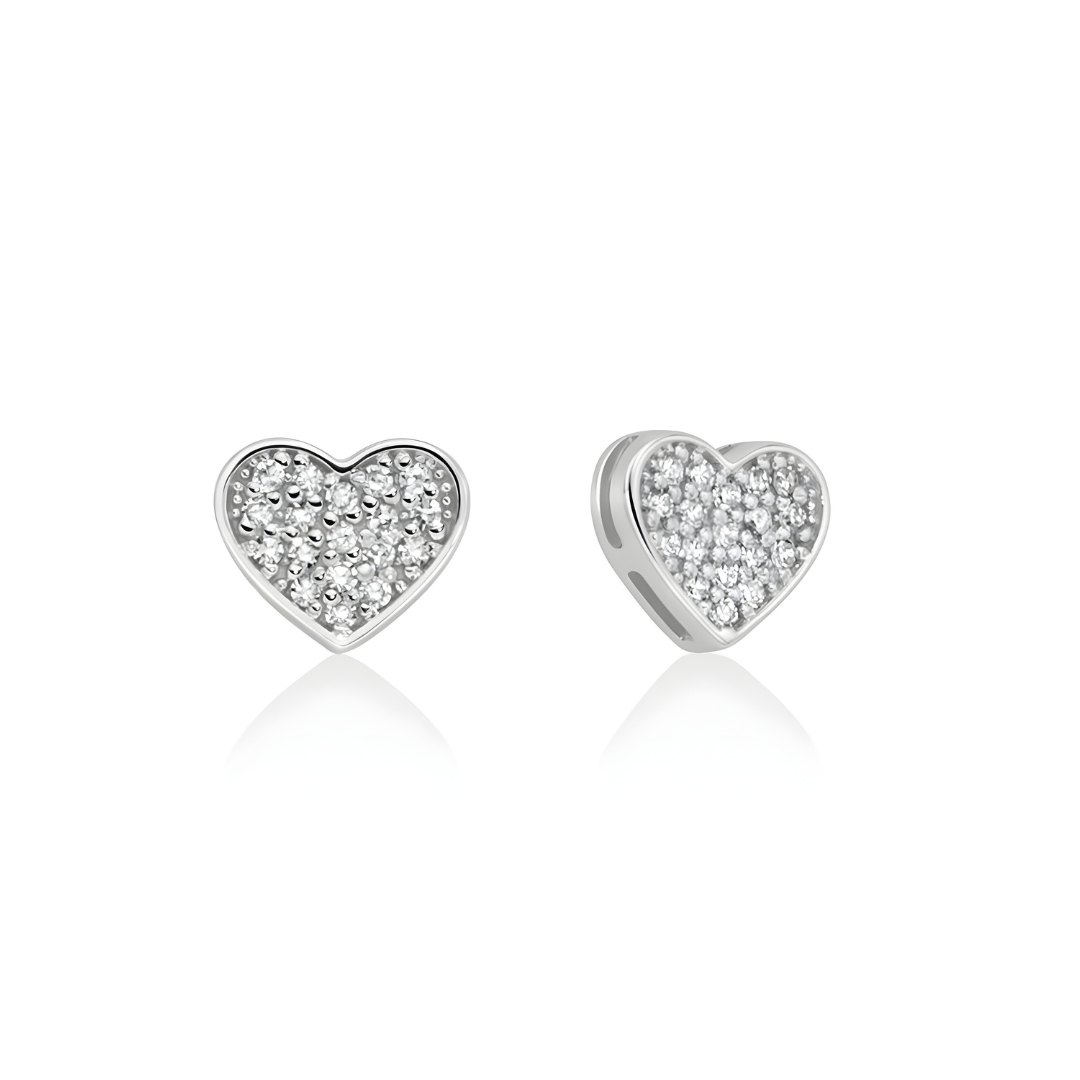 Orecchini Cuore Diamanti Miluna ERD3193