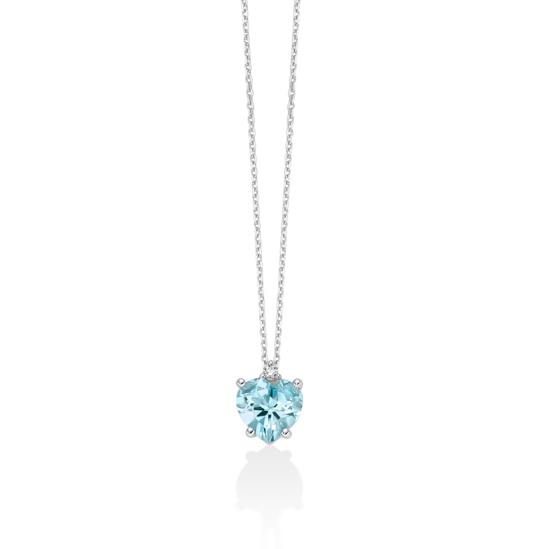 Collana Topazio Azzurro Miluna CLD4697X