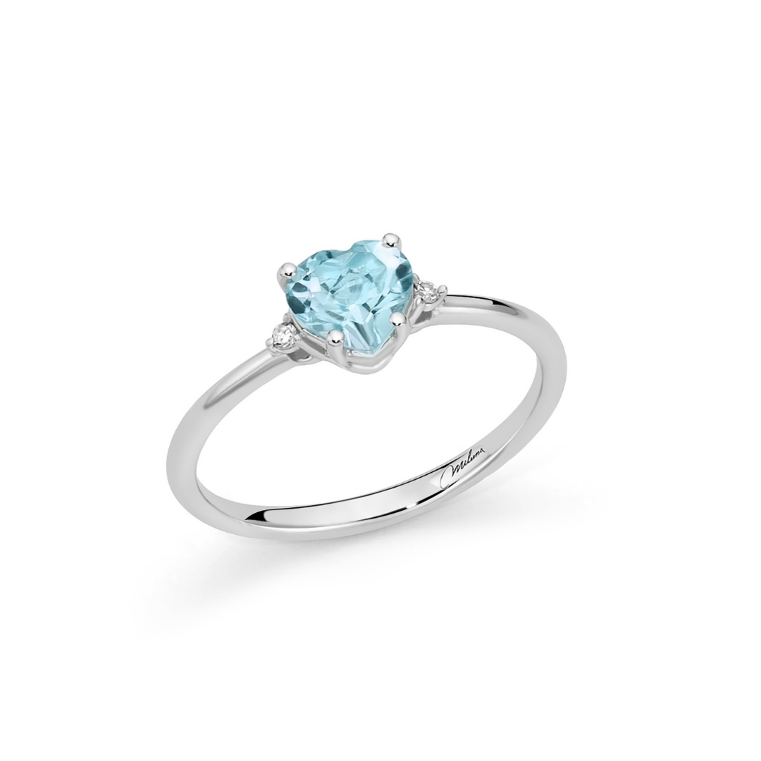 Anello Topazio Azzurro Miluna LID3748X