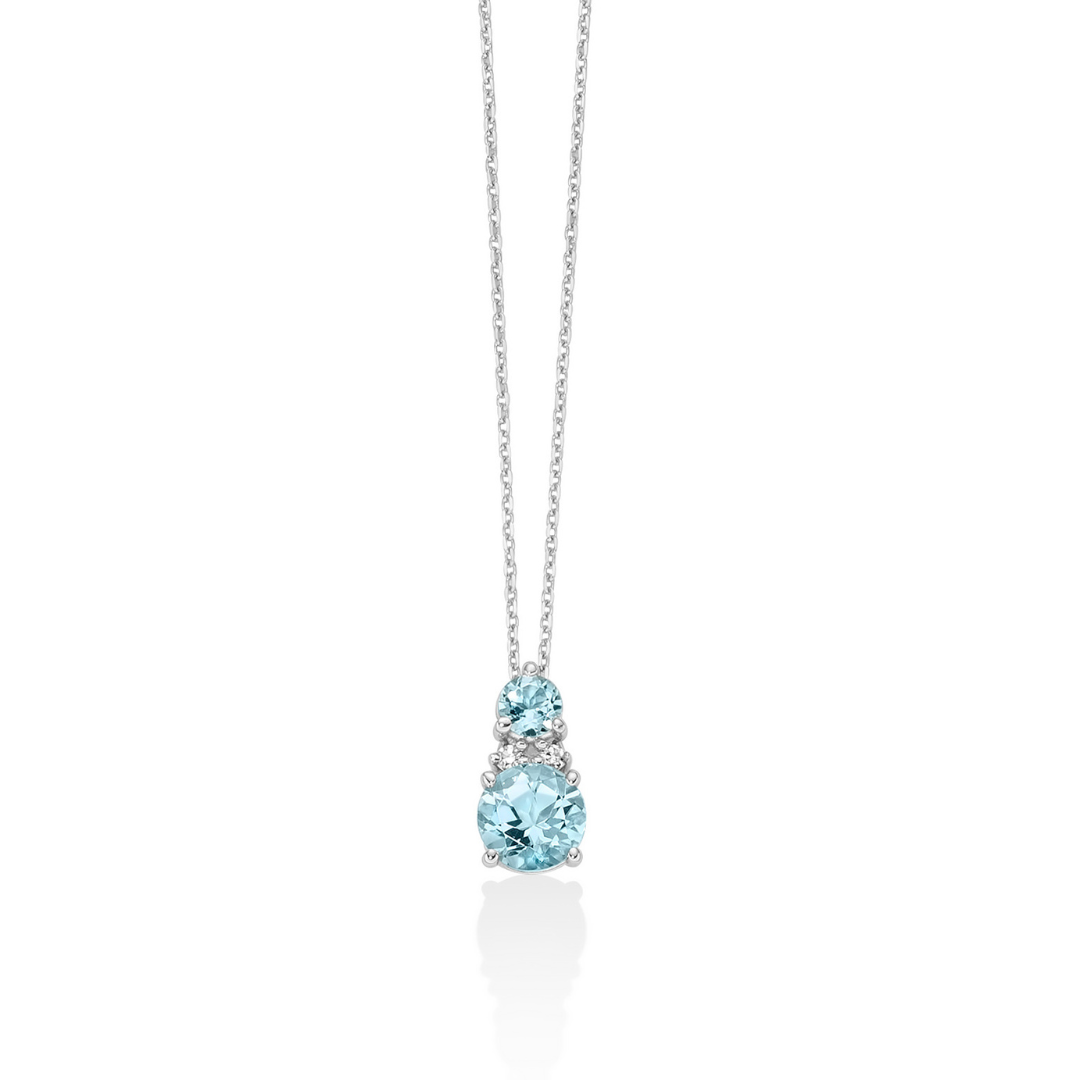 Collana Topazio Azzurro Miluna CLD4696X