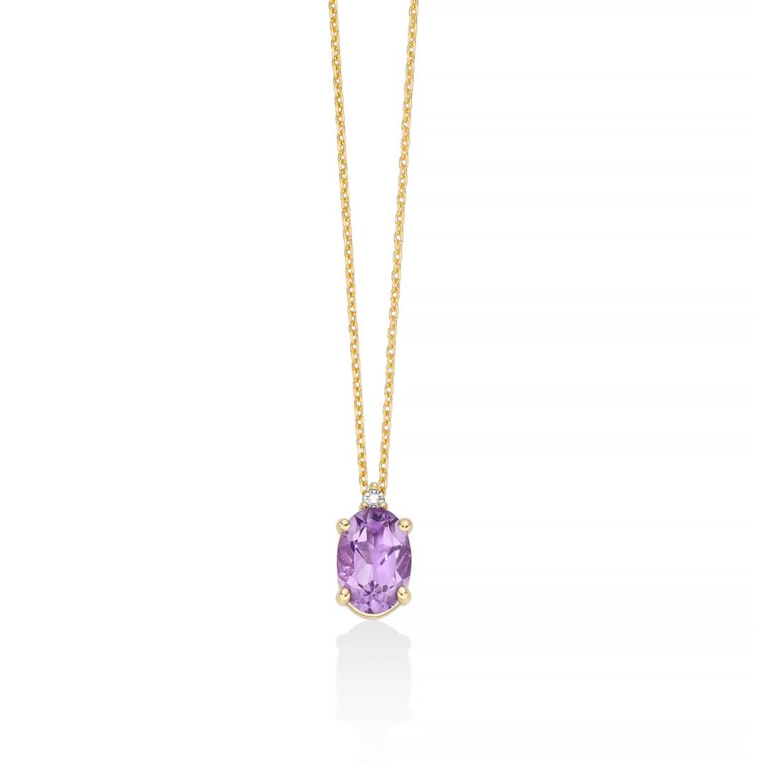 Collana Ametista Miluna CLD4837X