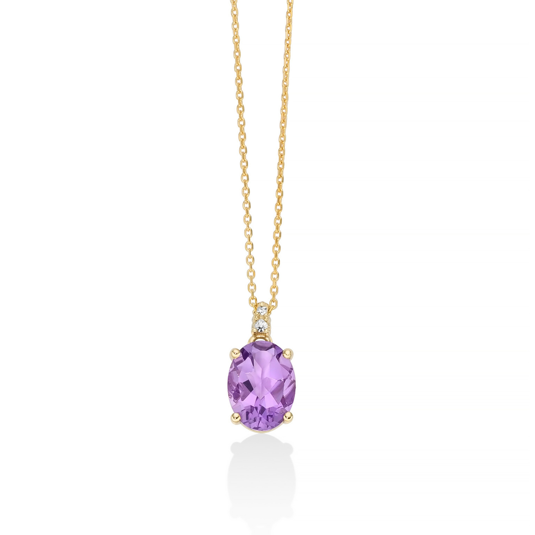Collana Ametista Miluna CLD4838X