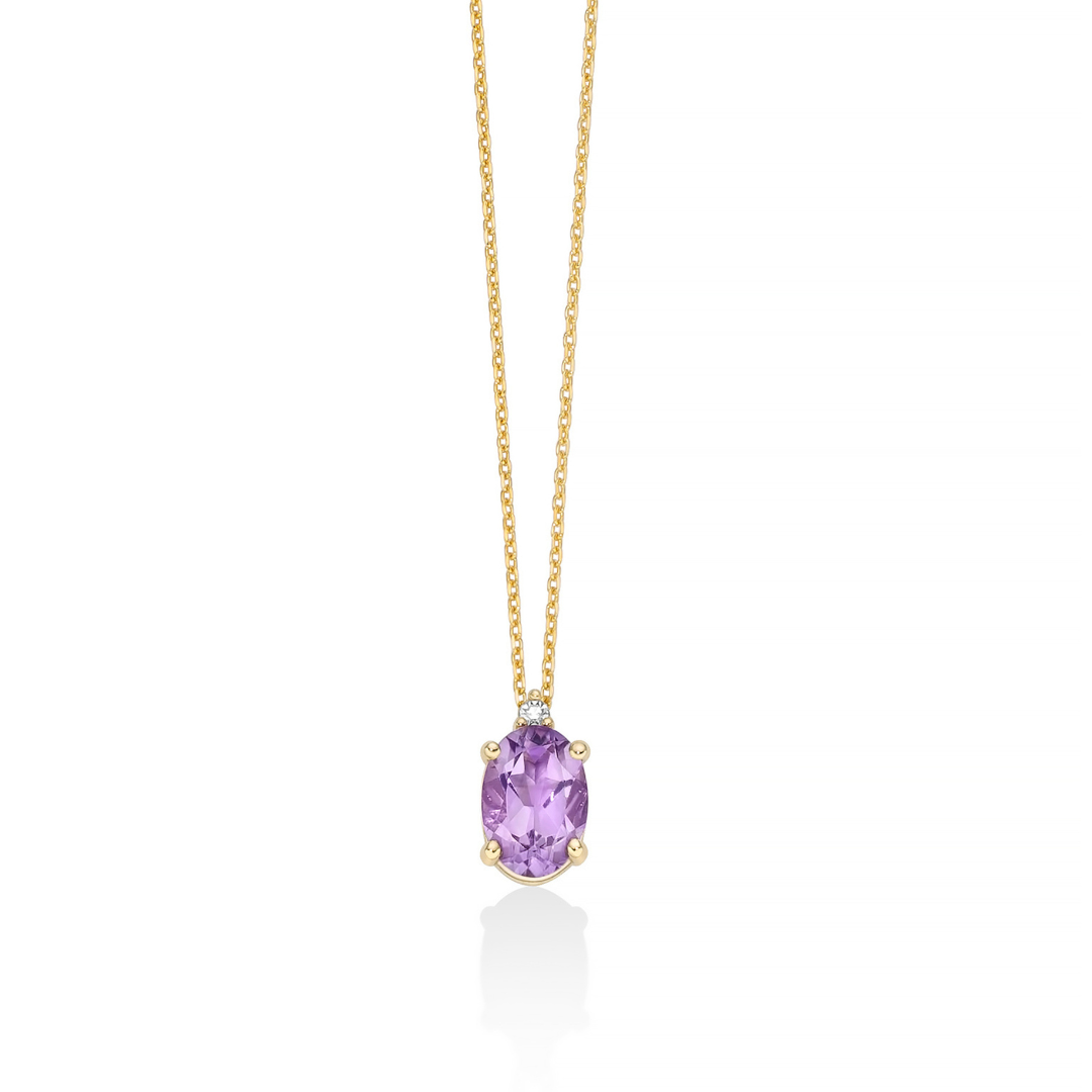 Collana Ametista Miluna CLD4837X