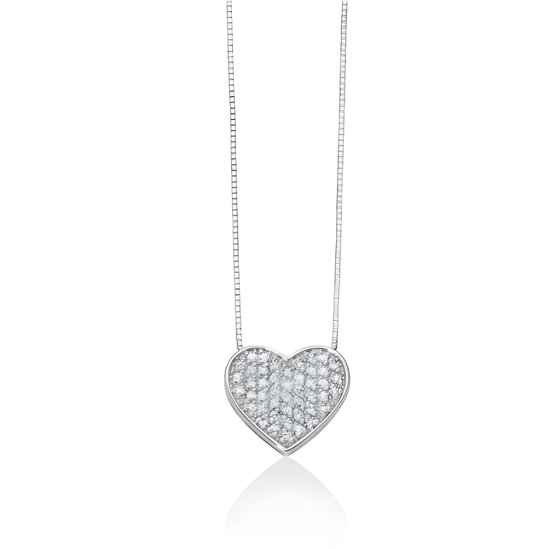 Collana Cuore Diamanti Miluna CLD4920