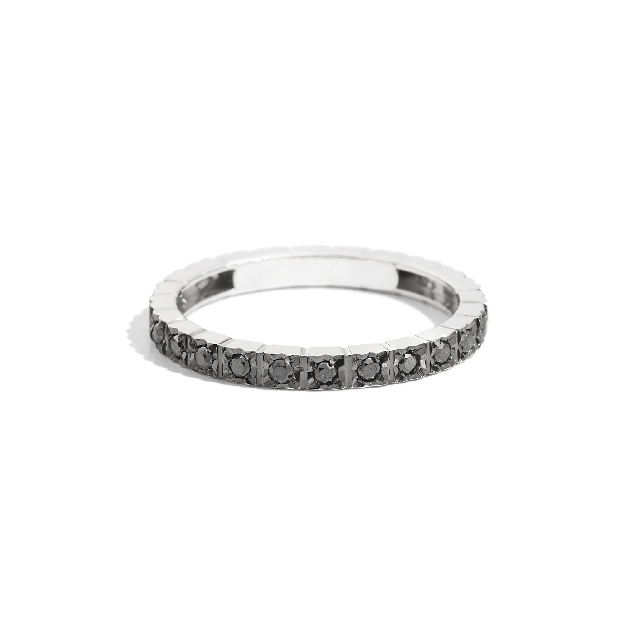 Anello Eternity Diamanti Neri Recarlo R39GD906/DK075-21