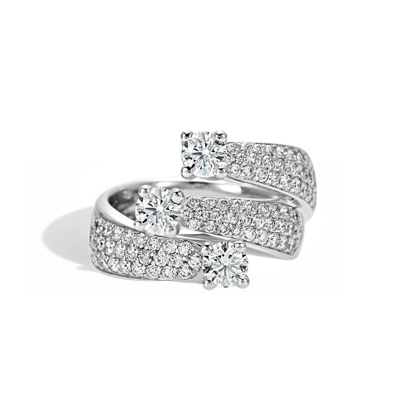 Anello Trilogy Pavé Recarlo R02TP677/113-13