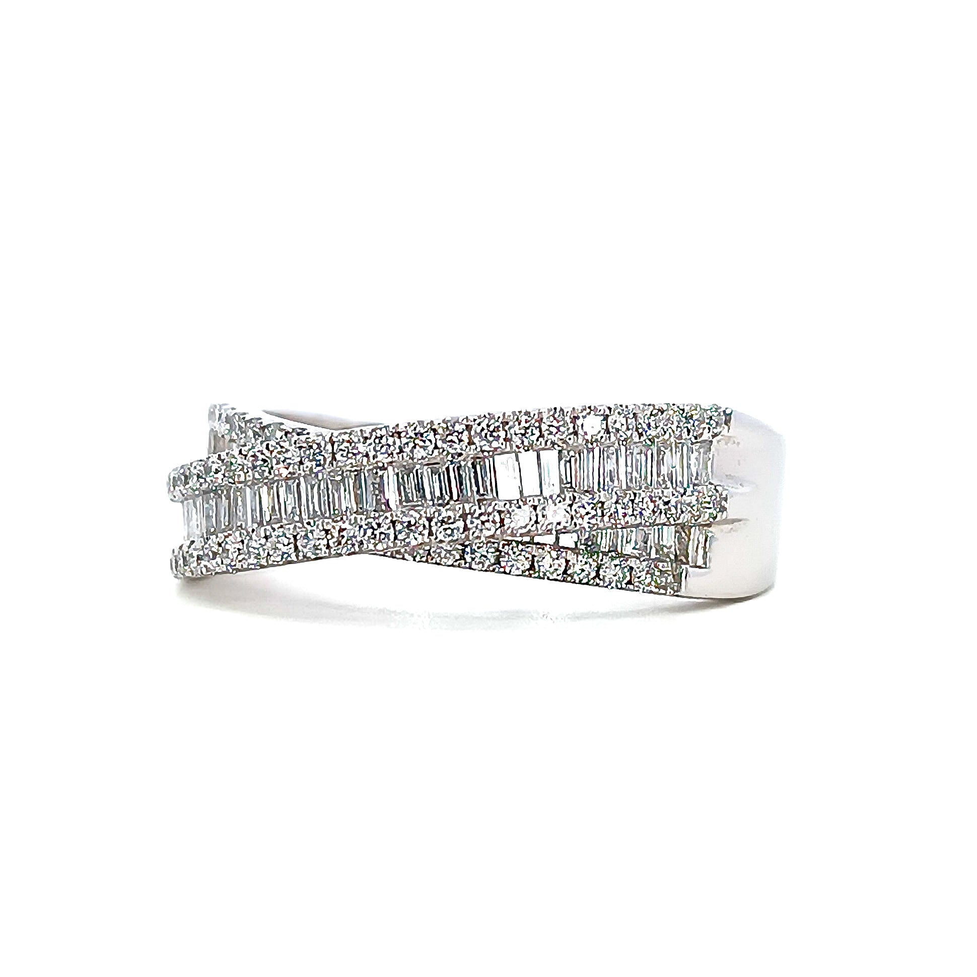 Anello Fascia Incrociata Diamanti D'Arrigo DAR1035