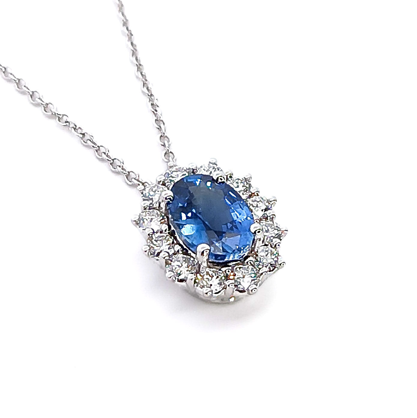 Collana Zaffiro Recarlo P79CC001/ZB035-45