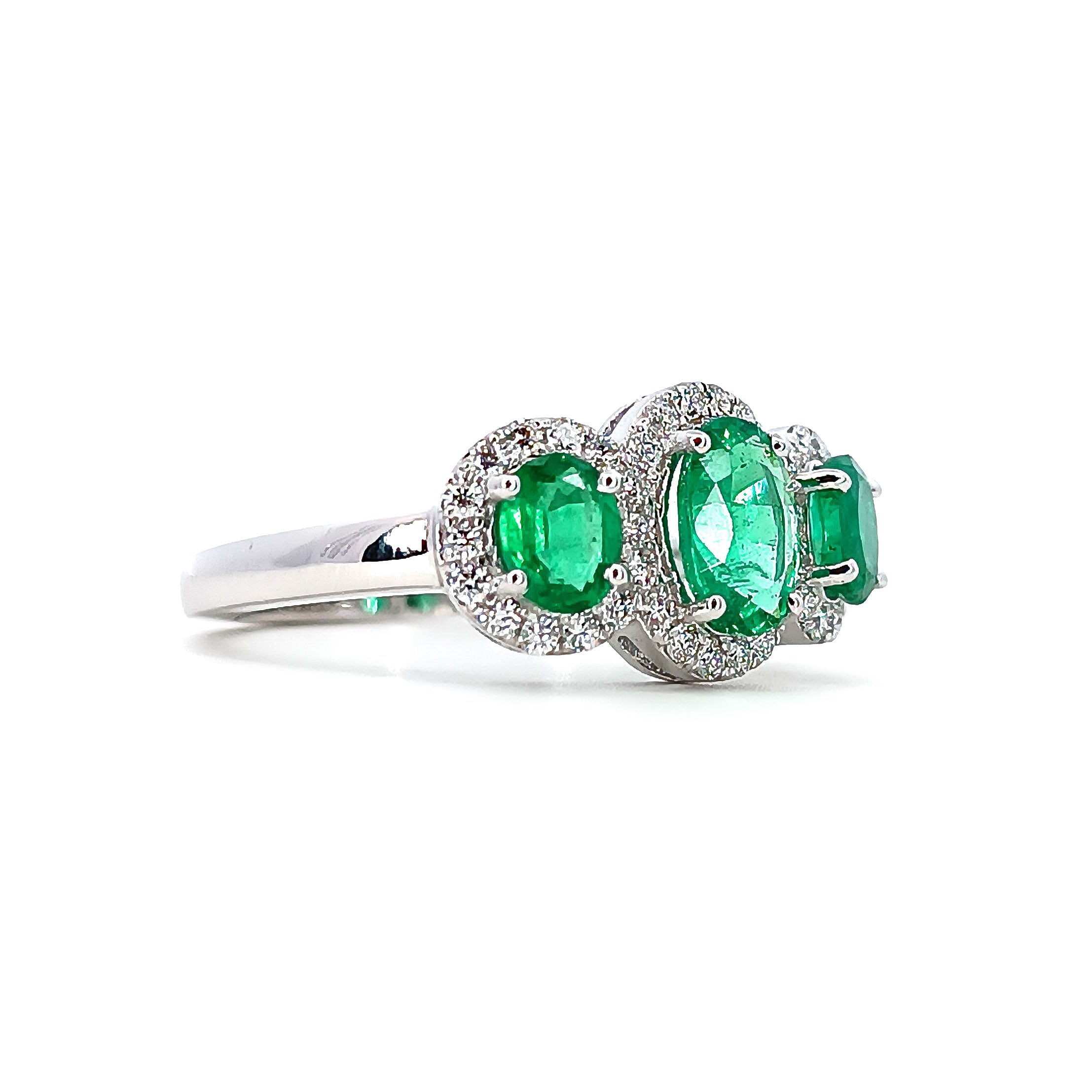 Anello Trilogy Smeraldi D'Arrigo DAR1078