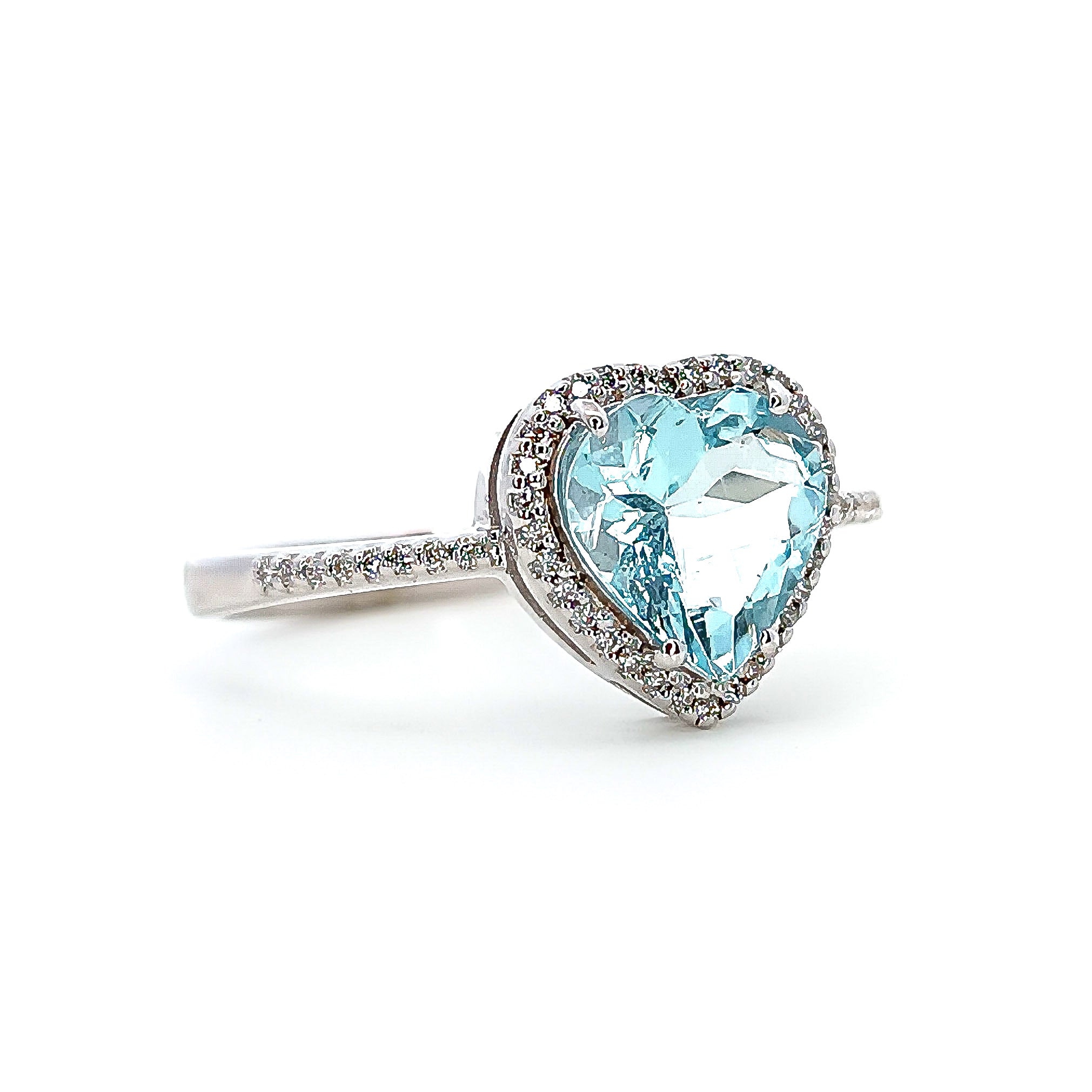 Anello Cuore Acquamarina D'Arrigo DAR1069