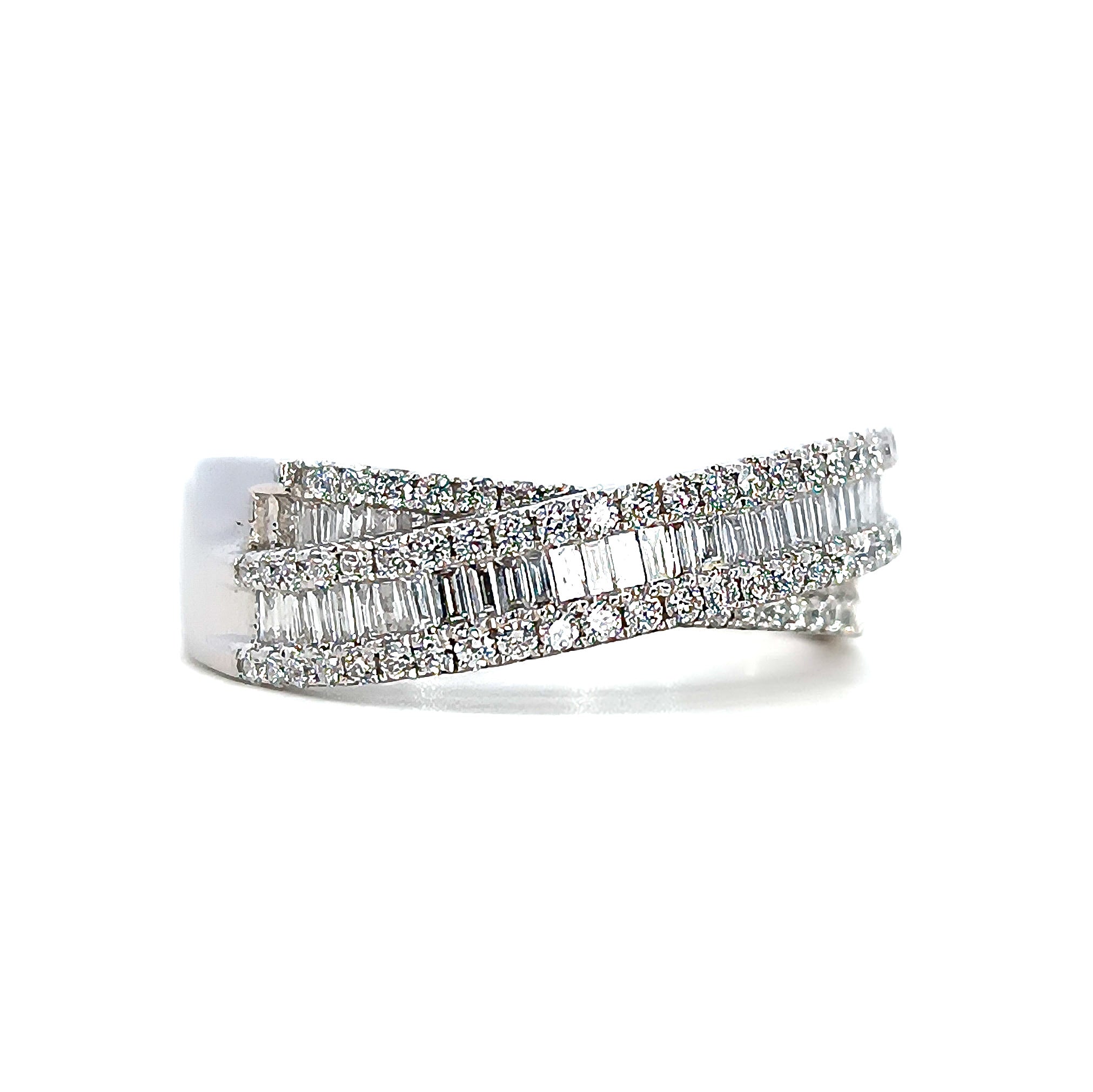 Anello Fascia Incrociata Diamanti D'Arrigo DAR1035