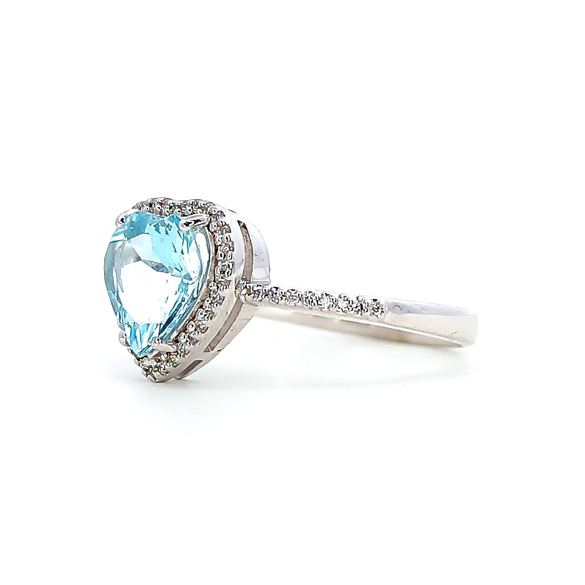 Anello Cuore Acquamarina D'Arrigo DAR1069
