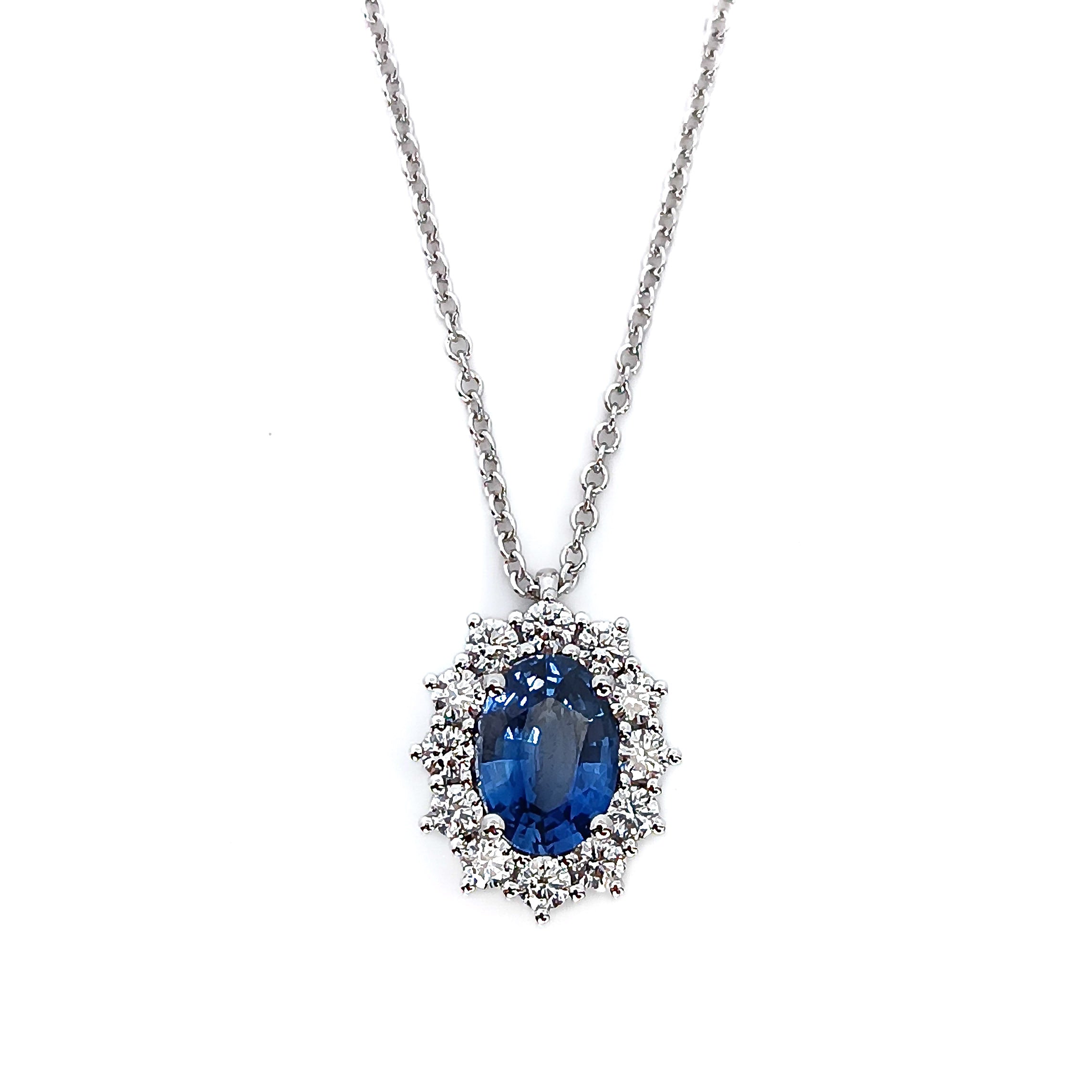 Collana Zaffiro Recarlo P79CC001/ZB035-45