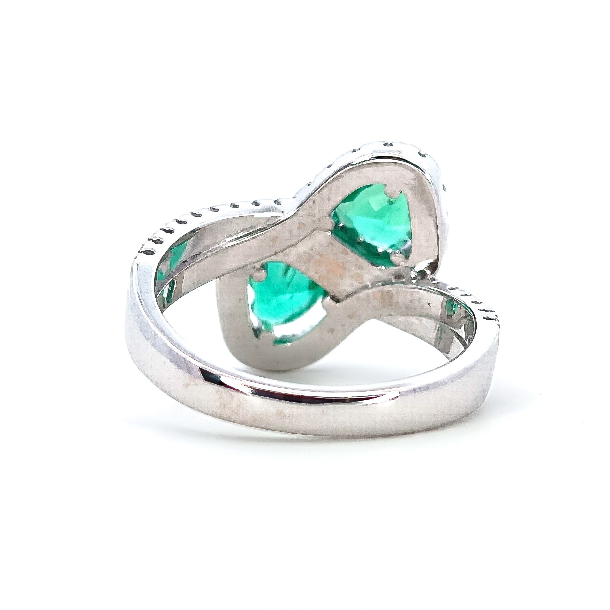 Anello Cuori Smeraldi D'Arrigo DAR1008