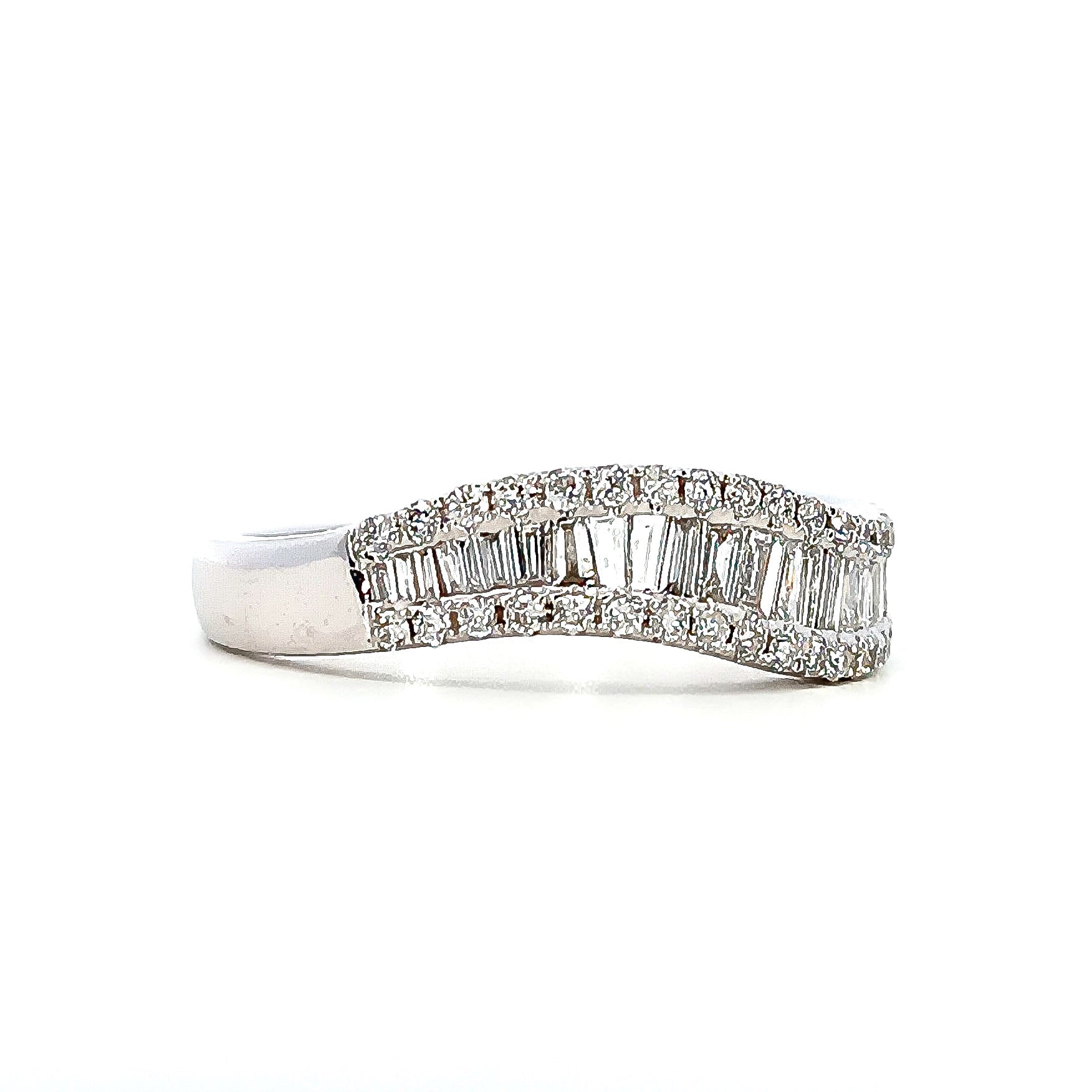 Anello Veretta Baguette Diamanti D'Arrigo DAR1038