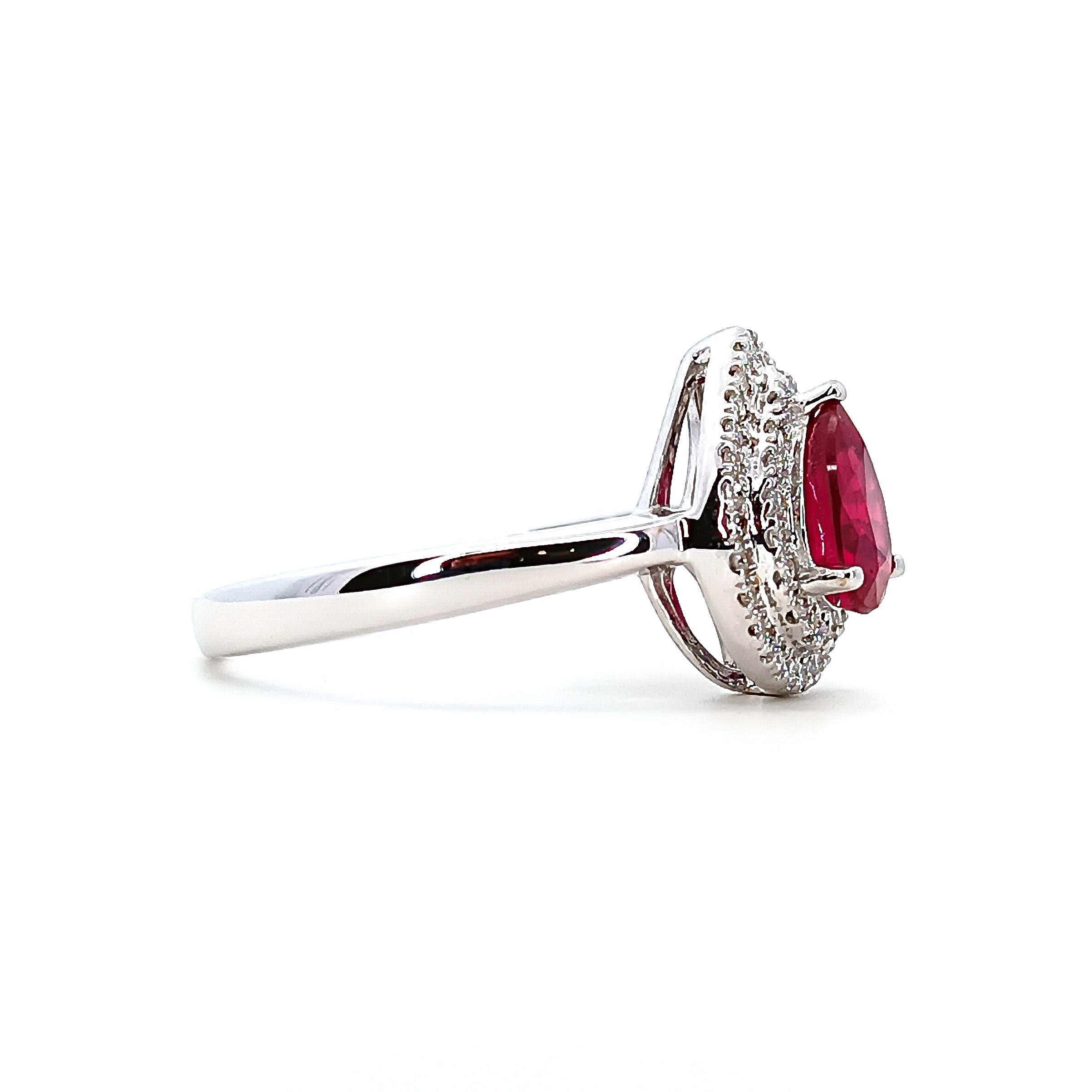 Anello Goccia Rubino D'Arrigo DAR1022
