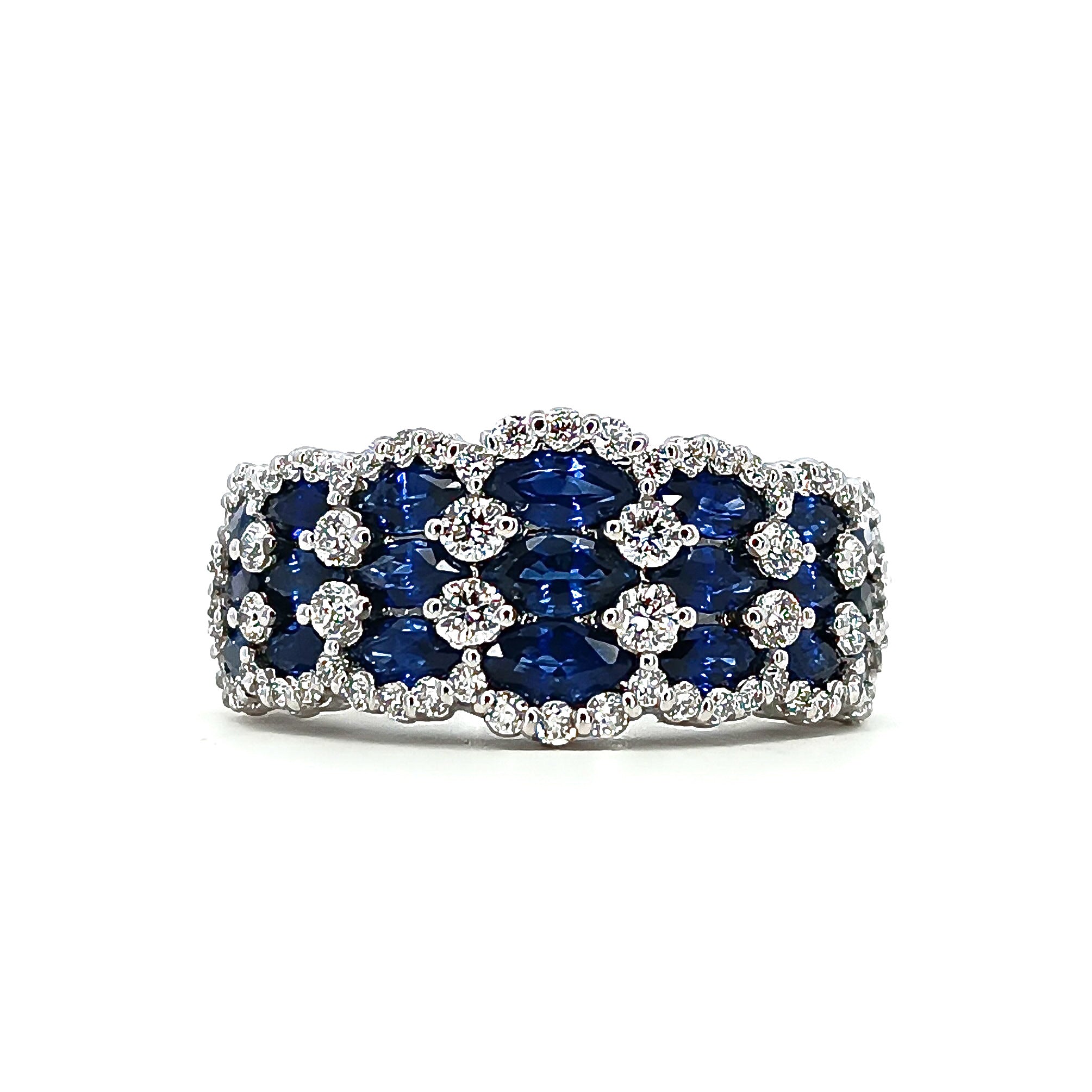 Anello Fascia Zaffiri D'Arrigo DAR0318
