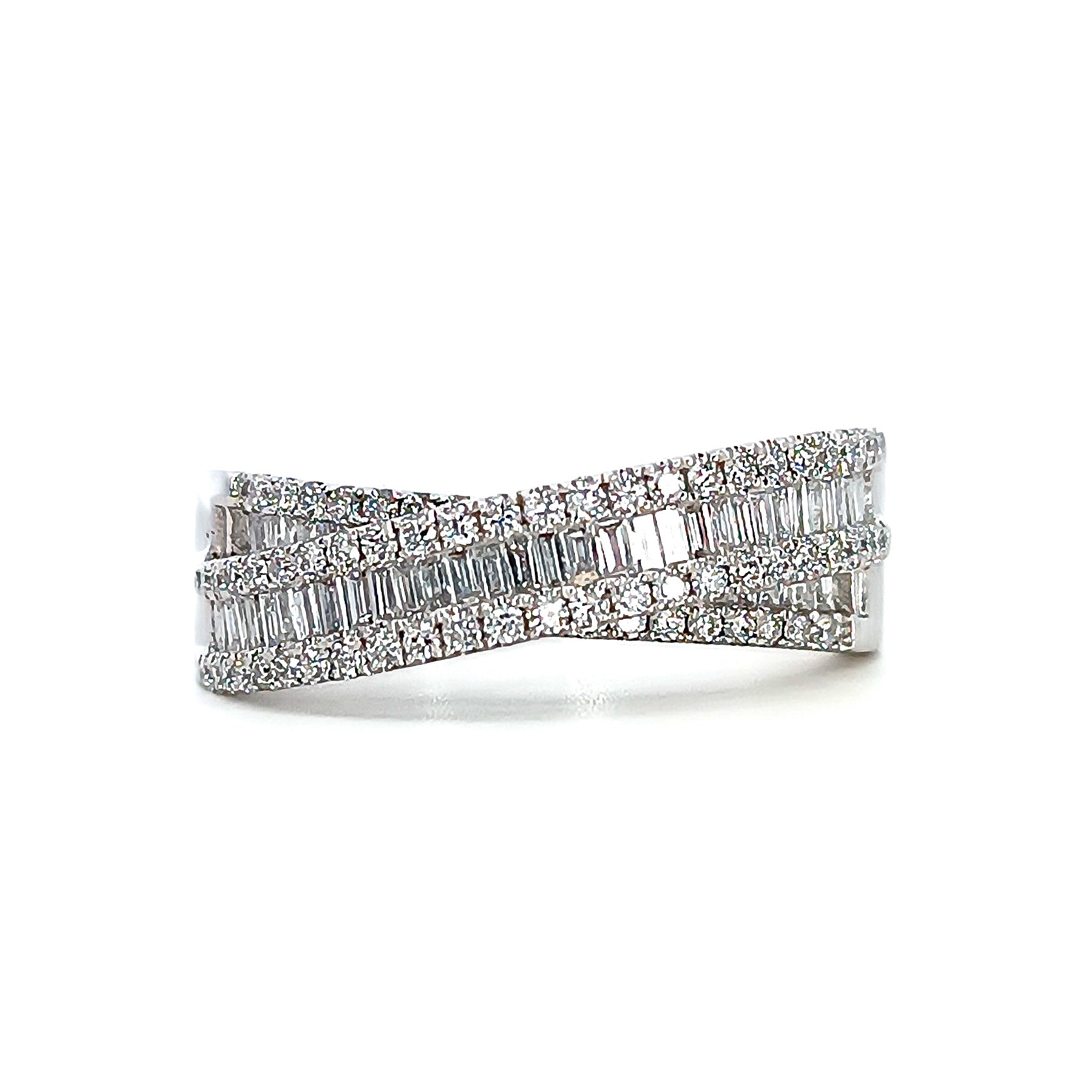 Anello Fascia Incrociata Diamanti D'Arrigo DAR1035