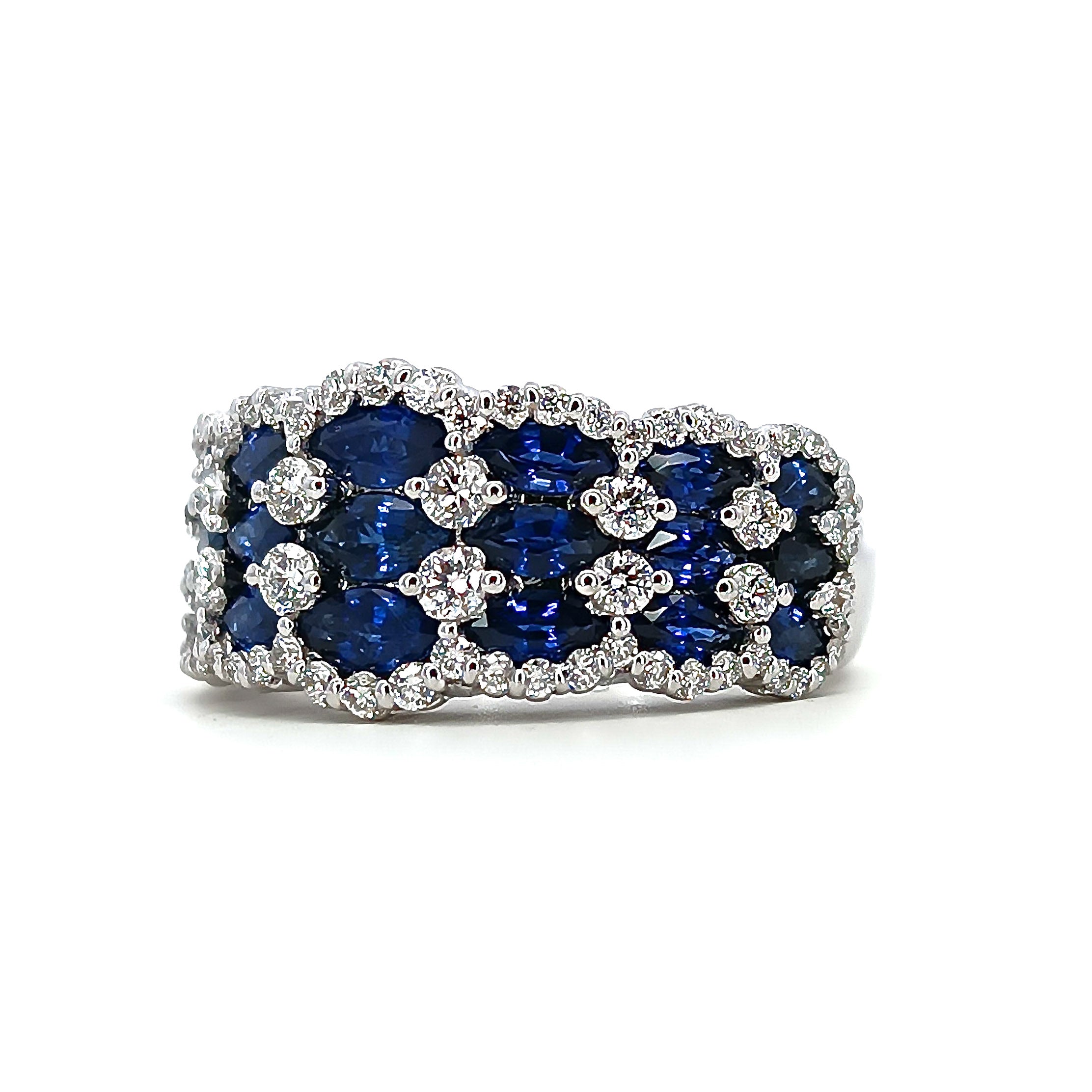 Anello Fascia Zaffiri D'Arrigo DAR0318