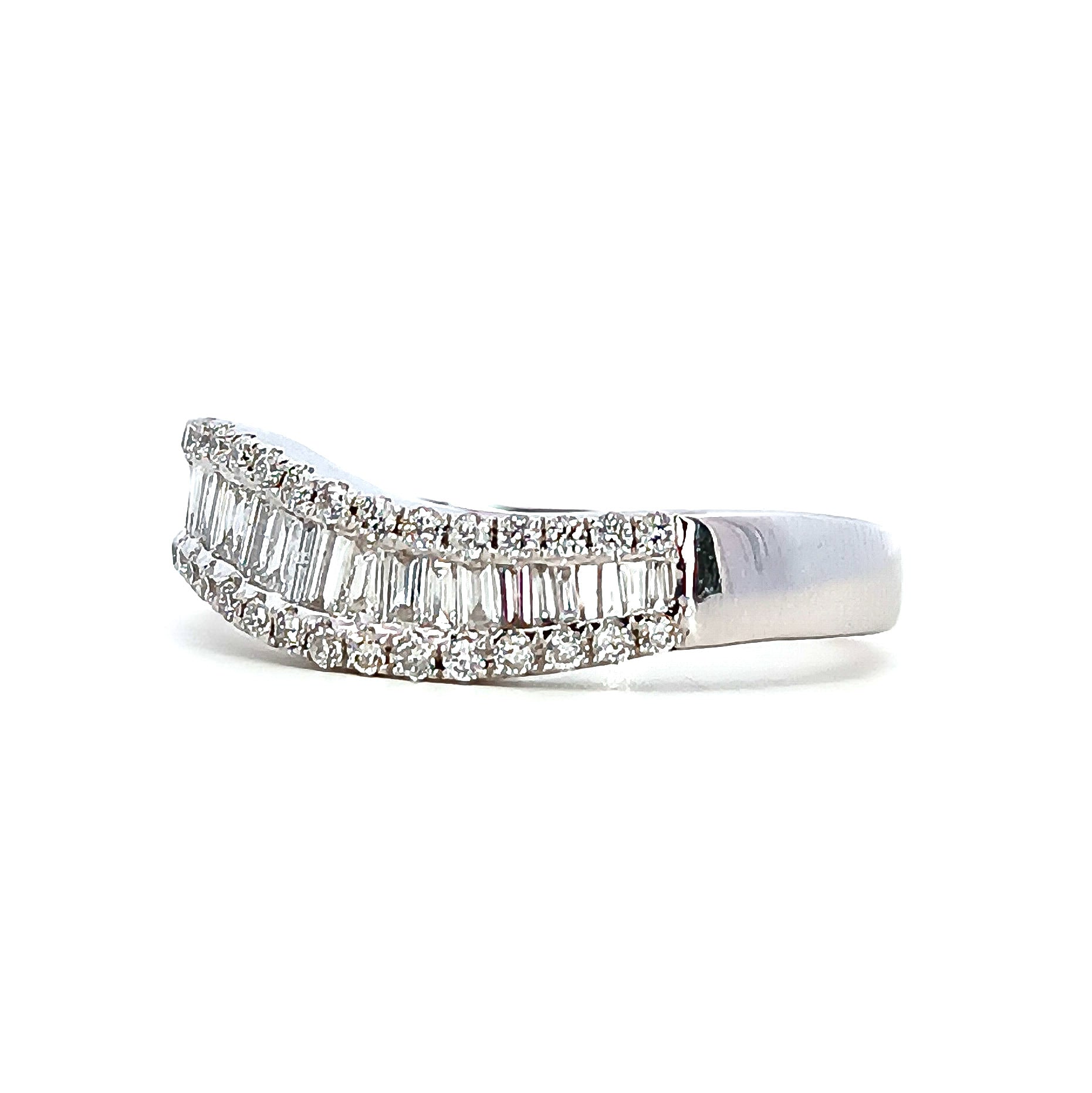 Anello Veretta Baguette Diamanti D'Arrigo DAR1038